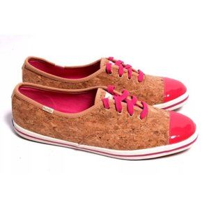 NWT kate spade x Keds 'Corkie' shoe Lipstick Pink Patent